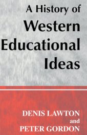 book A History of Western Educational Ideas