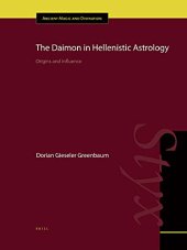 book The Daimon in Hellenistic Astrology: Origins and Influence