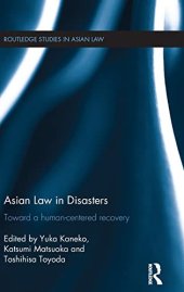 book Asian Law in Disasters: Toward a Human-Centered Recovery