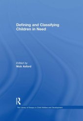 book Defining and Classifying Children in Need