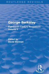 book George Berkeley: Eighteenth-Century Responses: Volume II