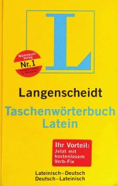 book Langenscheidt Taschenwörterbuch Latein: Lateinisch-Deutsch/Deutsch-Lateinisch