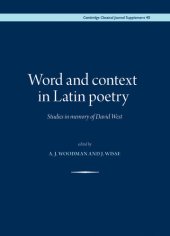 book Word and Context in Latin Poetry