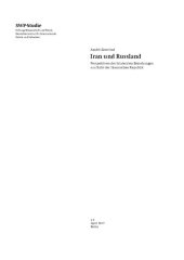 book Iran und Russland : Perspektiven der bilateralen Beziehungen aus Sicht der Islamischen Republik