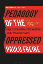 book Pedagogy of the Oppressed: 50th Anniversary Edition