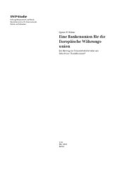 book Eine Bankenunion für die Europäische Währungsunion : Ein Beitrag zur Finanzstabilität oder ein Schritt zur Transferunion?