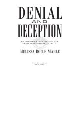 book Denial and Deception: An Insider's View of the CIA