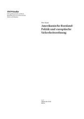 book Amerikanische Russland-Politik und europäische Sicherheitsordnung