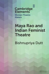 book Maya Rao and Indian Feminist Theatre