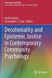 book Decoloniality and Epistemic Justice in Contemporary Community Psychology