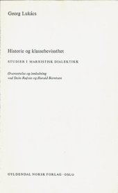 book Historie og klassebevissthet : studier i marxistisk dialektikk