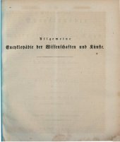 book Allgemeine Encyclopädie der Wissenschaften und Künste in alphabetischer Folge / Dritte Section : Philosophie bis Phokylides