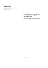 book Sicherheitskooperation in Ostasien Strukturen, Trends und Leistungsgrenzen