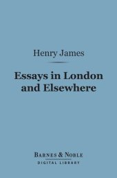 book Essays in London and Elsewhere