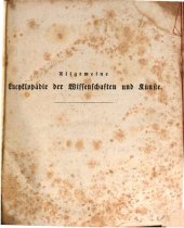 book Allgemeine Encyclopädie der Wissenschaften und Künste in alphabetischer Folge / Dritte Section : Pacholenus bis Palermo-Seide