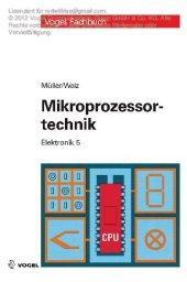 book Mikroprozessortechnik