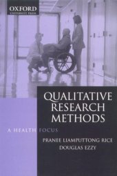 book Qualitative Research Methods: A Health Focus