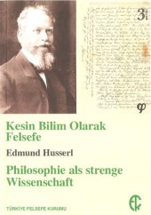 book Kesin Bilim Olarak Felsefe