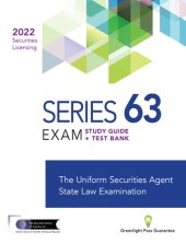 book Series 63 Exam Study Guide 2022 + Test Bank