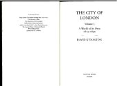 book The City of London Vol.1: A World of Its Own 1850-1890