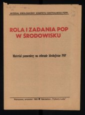 book Rola i zadania POP w środowisku