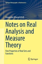 book Notes on Real Analysis and Measure Theory