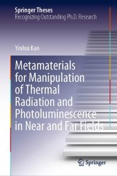 book Metamaterials for Manipulation of Thermal Radiation and Photoluminescence in Near and Far Fields