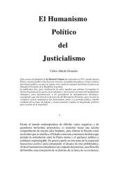 book El Humanismo Politico del Justicialismo