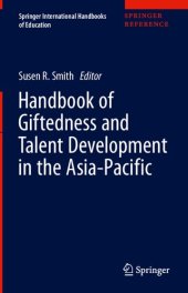 book Handbook of Giftedness and Talent Development in the Asia-Pacific