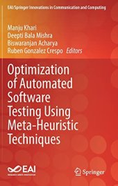 book Optimization of Automated Software Testing Using Meta-Heuristic Techniques