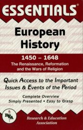 book European History: 145 to 1648 Essentials