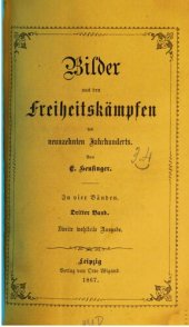 book Bilder aus den Freiheitskämpfen des Neunzehnten Jahrhunderts