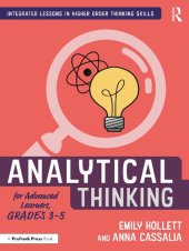 book Analytical Thinking for Advanced Learners, Grades 3–5