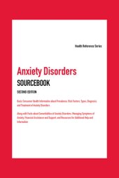 book Anxiety Disorders Sourcebook: Health Reference Series