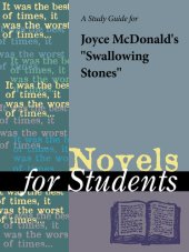 book A Study Guide for Joyce McDonald's "Swallowing Stones"