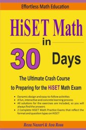 book Hiset Math in 30 Days: The Ultimate Crash Course to Preparing for the Hiset Math Test