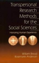 book Transpersonal Research Methods for the Social Sciences: Honoring Human Experience