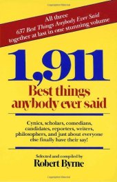 book 1,911 Best Things Anybody Ever Said