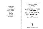 book Relativity, Groups and Topology: Summer School Proceedings 