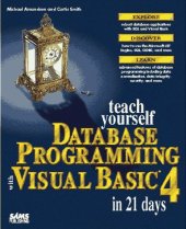 book Teach Yourself Database Programming With Visual Basic 4 in 21 Days 