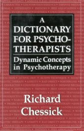 book Dictionary for Psychotherapists: Dynamic Concepts in Psychotherapy