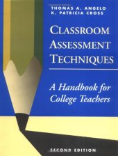 book Classroom Assessment Techniques: A Handbook for College Teachers 