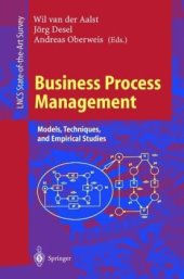 book Business Process Management: Models, Techniques, and Empirical Studies