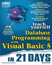 book Teach Yourself Database Programming With Visual Basic 5 in 21 Days 