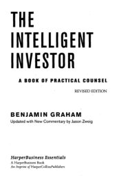book The Intelligent Investor