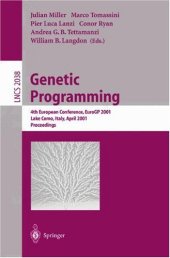 book Genetic Programming: 4th European Conference, EuroGP 2001 Lake Como, Italy, April 18–20, 2001 Proceedings