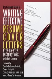 book The Complete Guide to Writing Effective Résumé Cover Letters: Step-by-Step Instructions