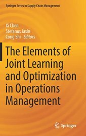 book The Elements of Joint Learning and Optimization in Operations Management