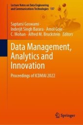 book Data Management, Analytics and Innovation: Proceedings of ICDMAI 2022