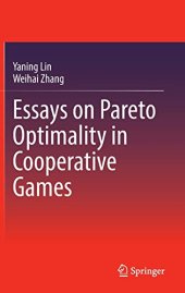 book Essays on Pareto Optimality in Cooperative Games